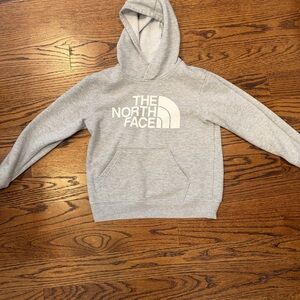 The Noth Face -Gray Hoodie Boys SzM